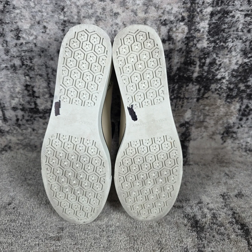 Stella McCartney Women's Binx Star Slip-On Platforms Cream Sparkle Size 38/8 - Picture 11 of 12